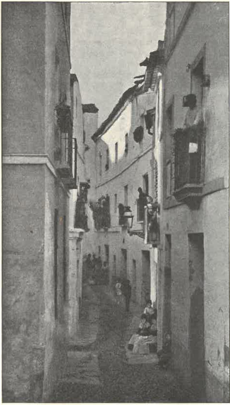 Gadebillede fra Sevilla